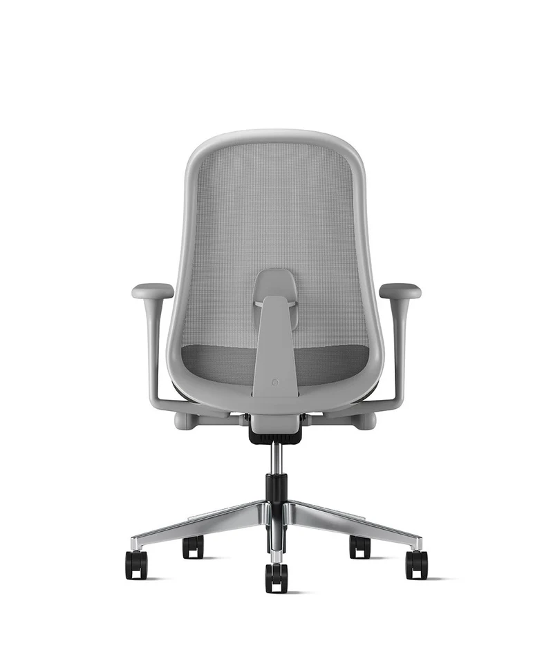 Siège de bureau Lino* Mineral et aluminium poli