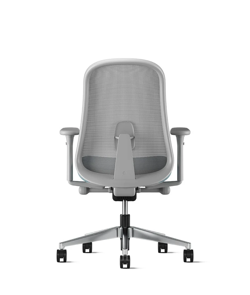 Siège de bureau Lino* Mineral et aluminium poli