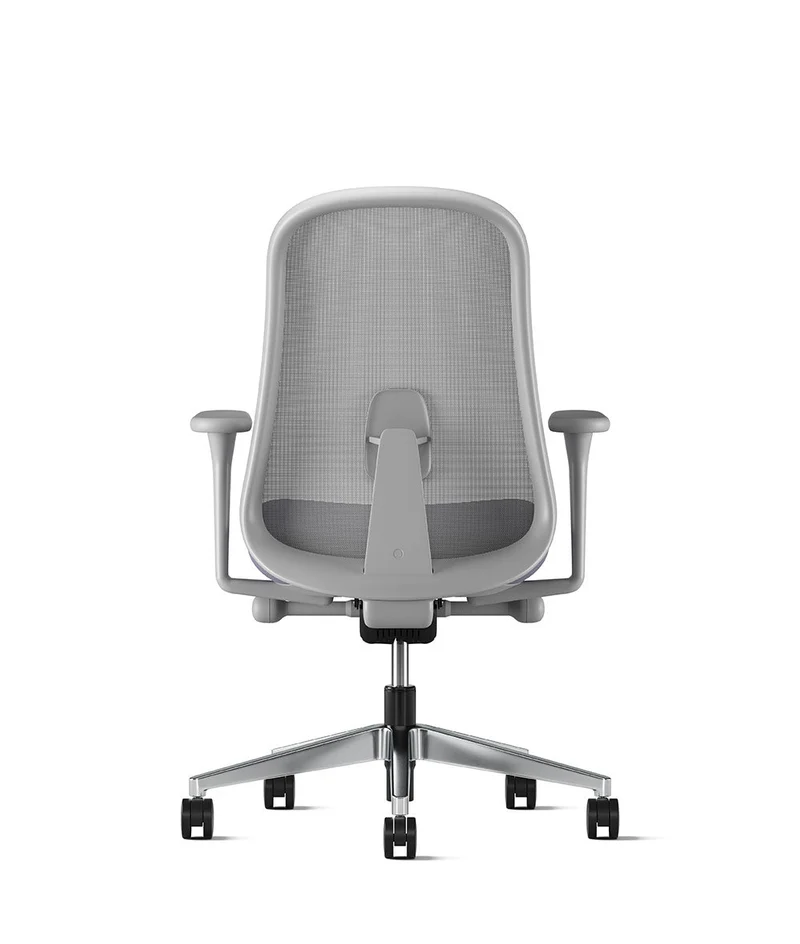 Siège de bureau Lino* Mineral et aluminium poli