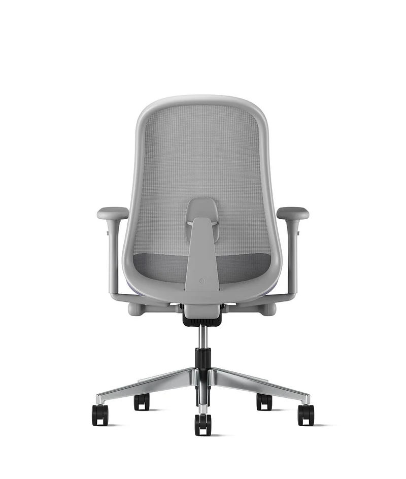 Siège de bureau Lino* Mineral et aluminium poli