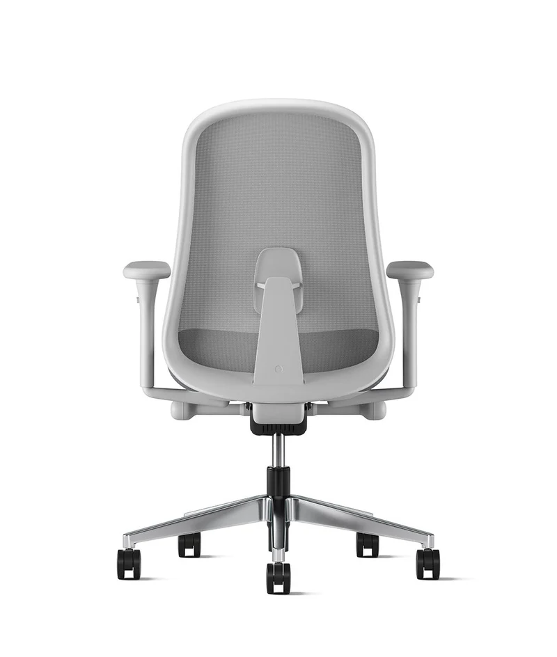 Siège de bureau Lino* Mineral et aluminium poli