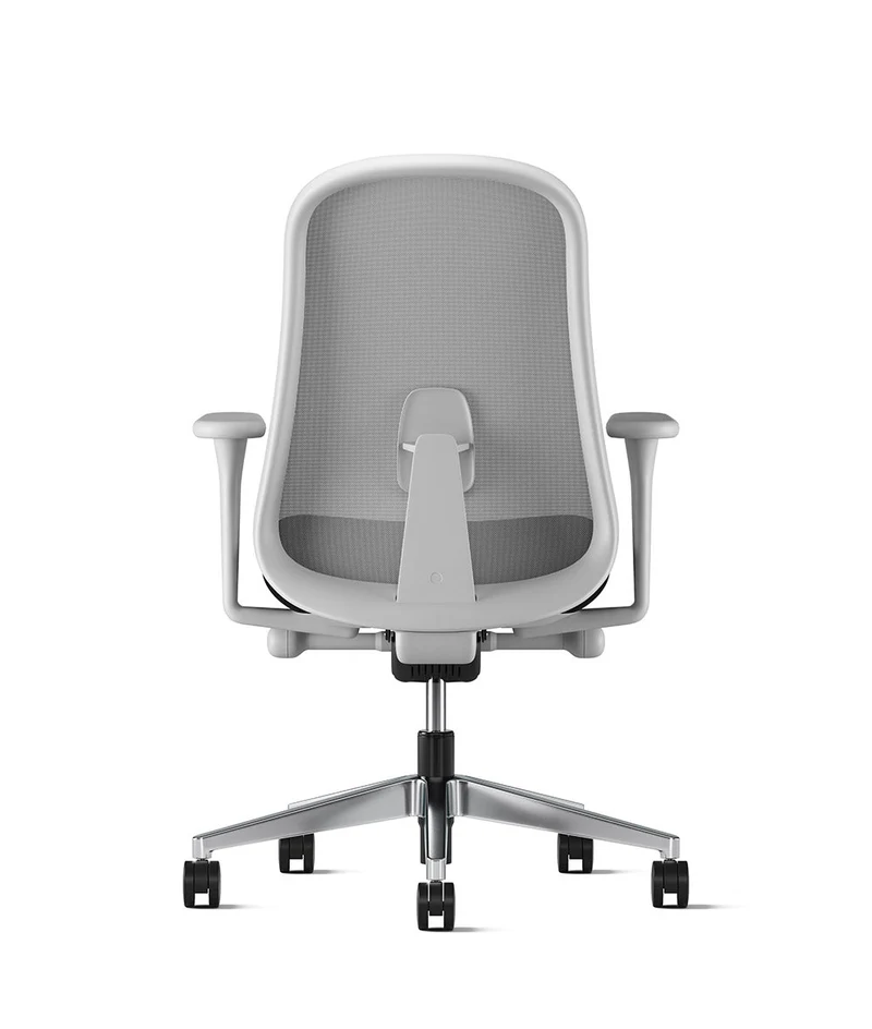 Siège de bureau Lino* Mineral et aluminium poli