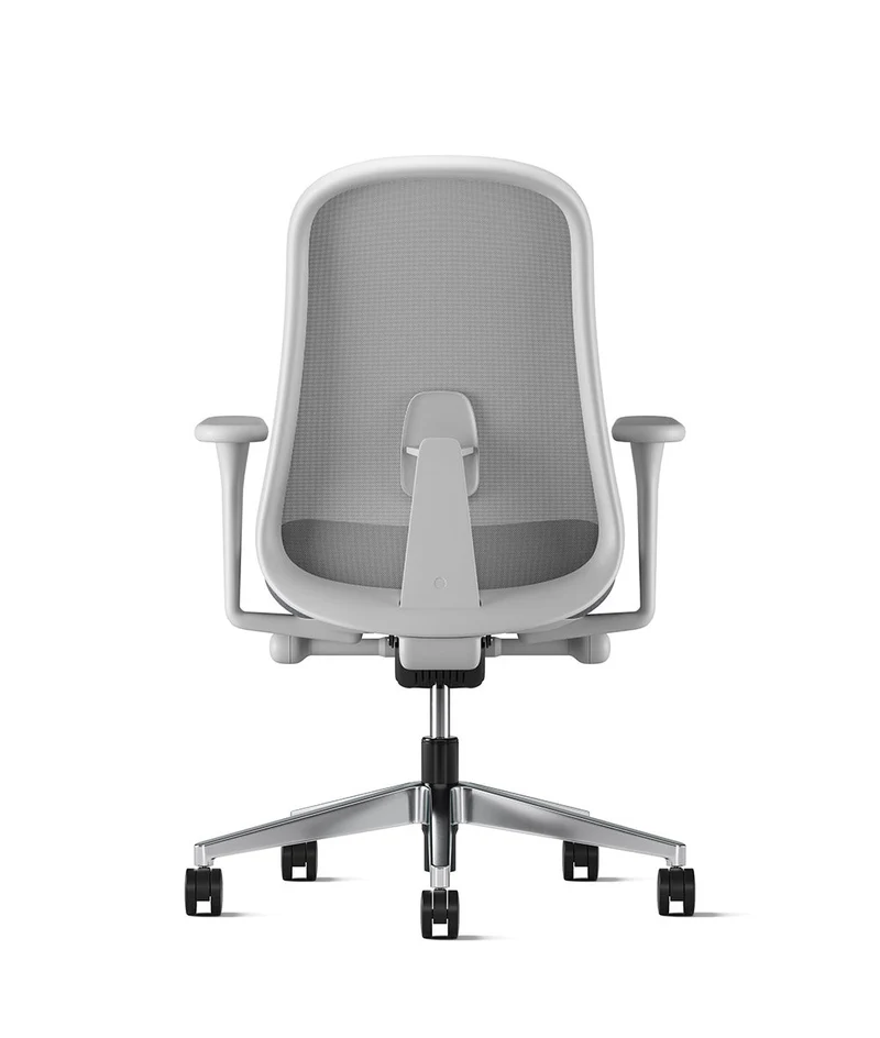 Siège de bureau Lino* Mineral et aluminium poli