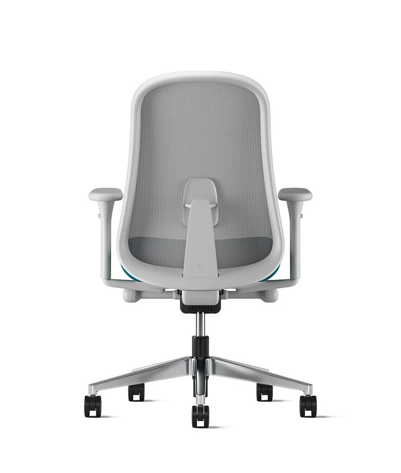 Siège de bureau Lino* Mineral et aluminium poli
