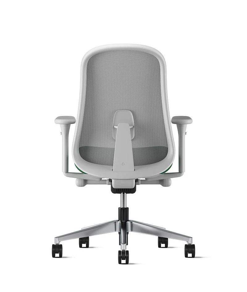 Siège de bureau Lino* Mineral et aluminium poli