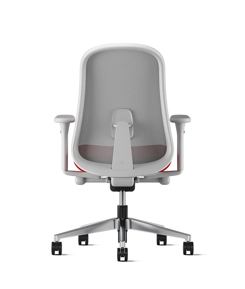 Siège de bureau Lino* Mineral et aluminium poli
