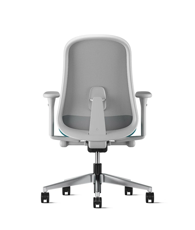 Siège de bureau Lino* Mineral et aluminium poli
