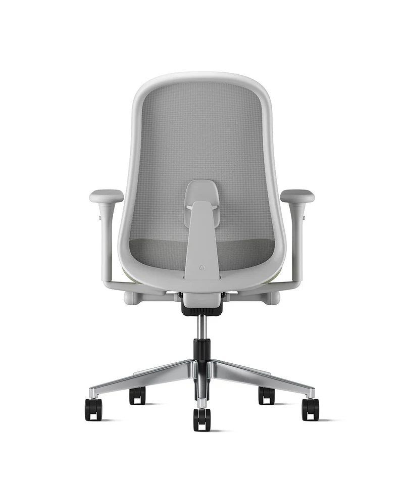 Siège de bureau Lino* Mineral et aluminium poli