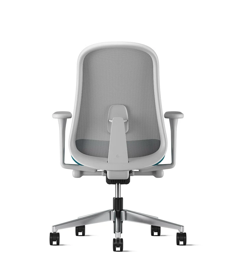 Siège de bureau Lino* Mineral et aluminium poli