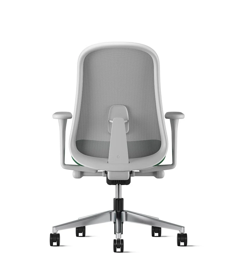 Siège de bureau Lino* Mineral et aluminium poli