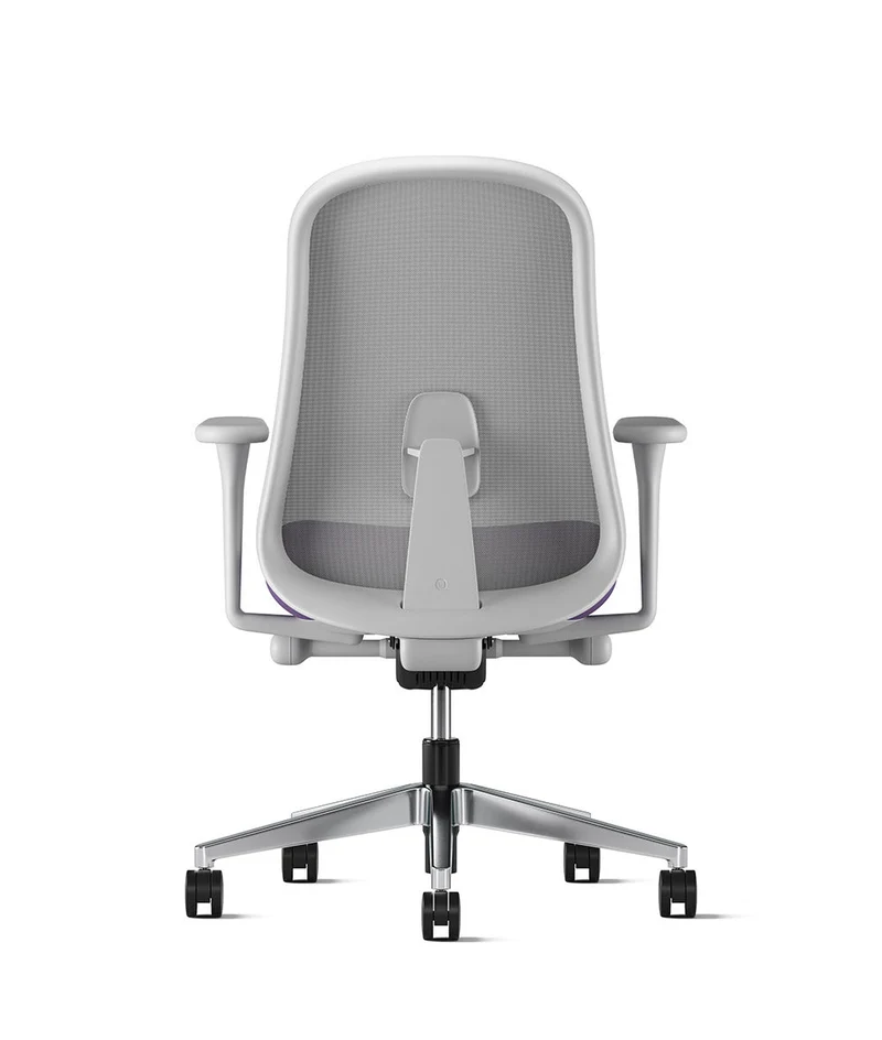 Siège de bureau Lino* Mineral et aluminium poli