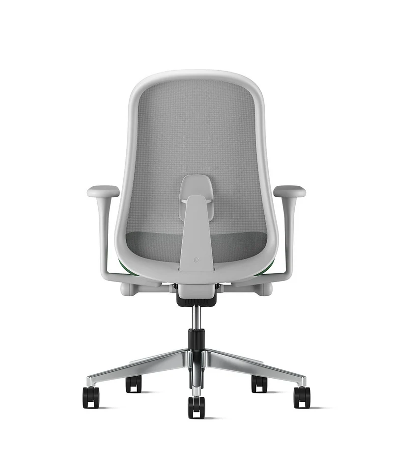 Siège de bureau Lino* Mineral et aluminium poli