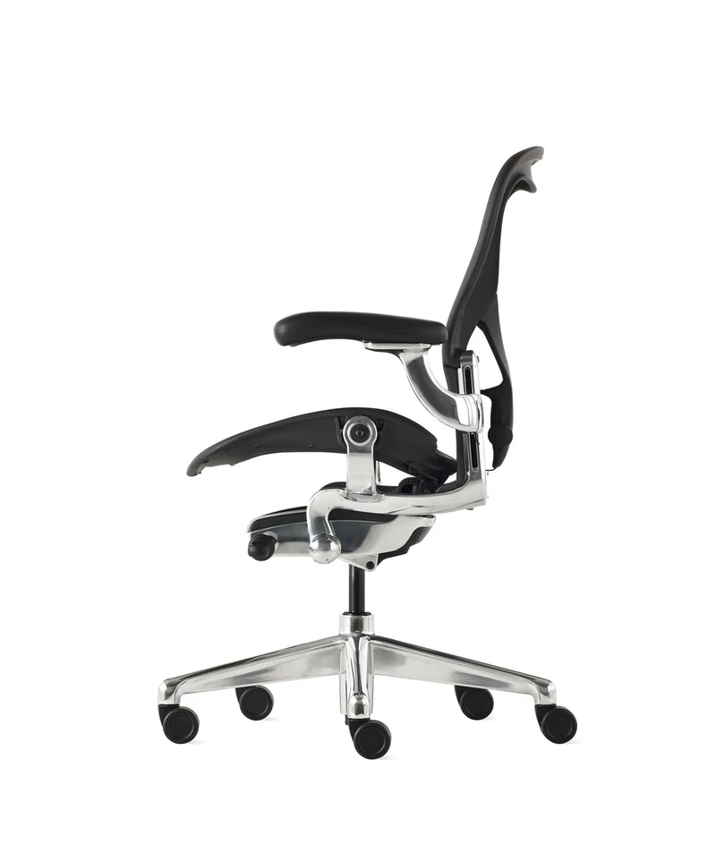 Siège de bureau Aeron* Onyx/Aluminium poli