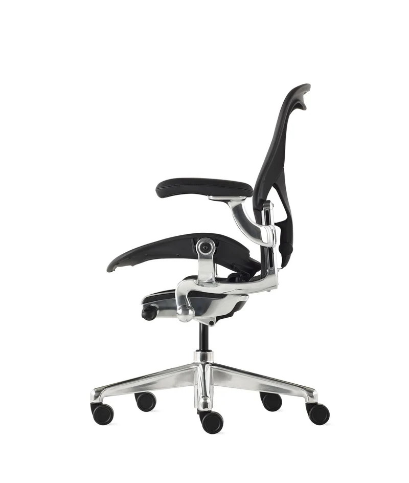 Siège de bureau Aeron* Onyx/Aluminium poli
