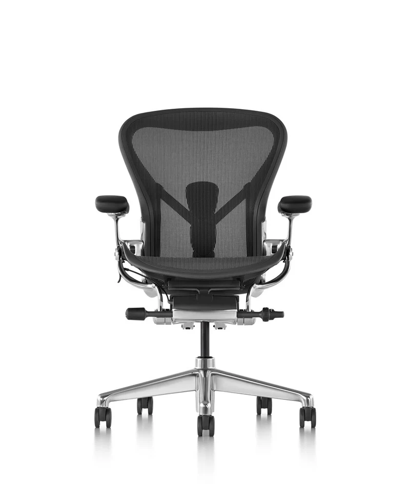 Siège de bureau Aeron* Graphite/Aluminium poli
