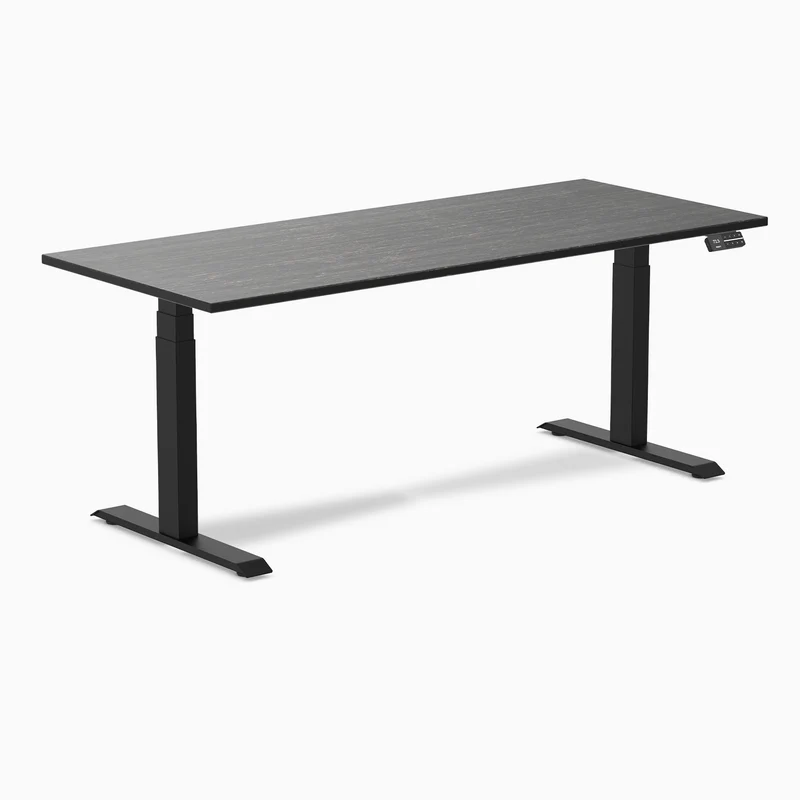 Desky Dual Bamboo Sit Stand Desk