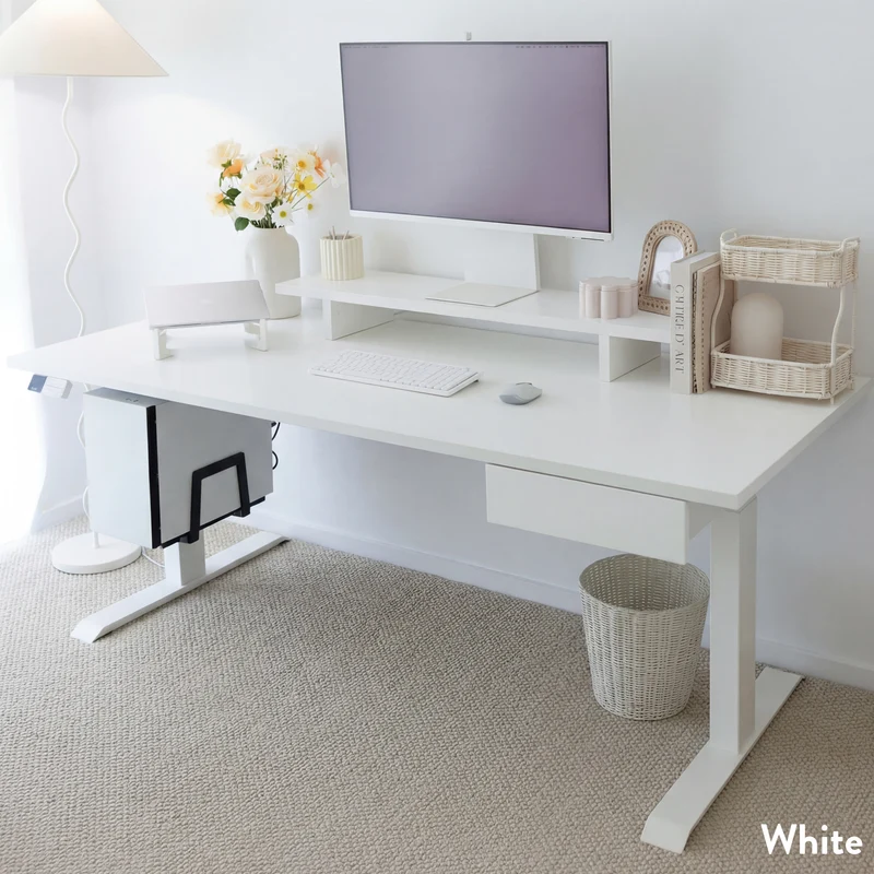 Desky Dual Laminate Sit Stand Desk