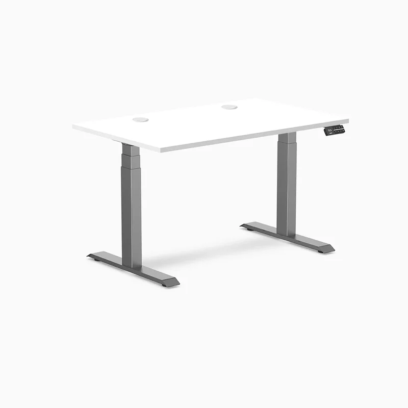 Desky Dual Laminate Sit Stand Desk