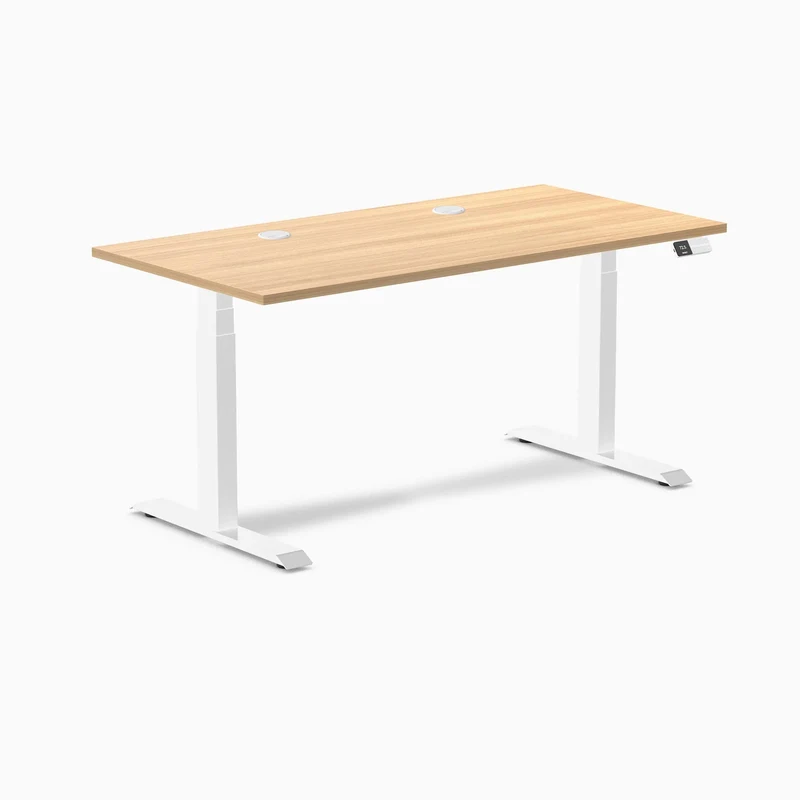 Desky Dual Laminate Sit Stand Desk