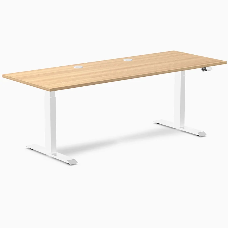 Desky Dual Laminate Sit Stand Desk