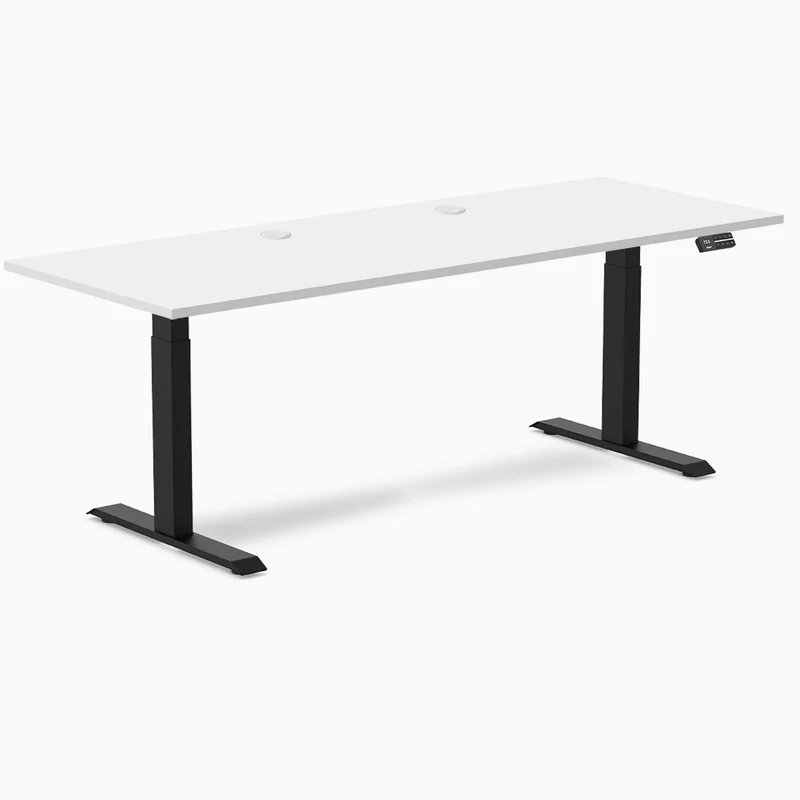 Desky Dual Laminate Sit Stand Desk