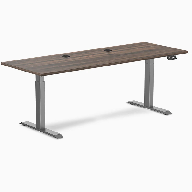 Desky Dual Laminate Sit Stand Desk