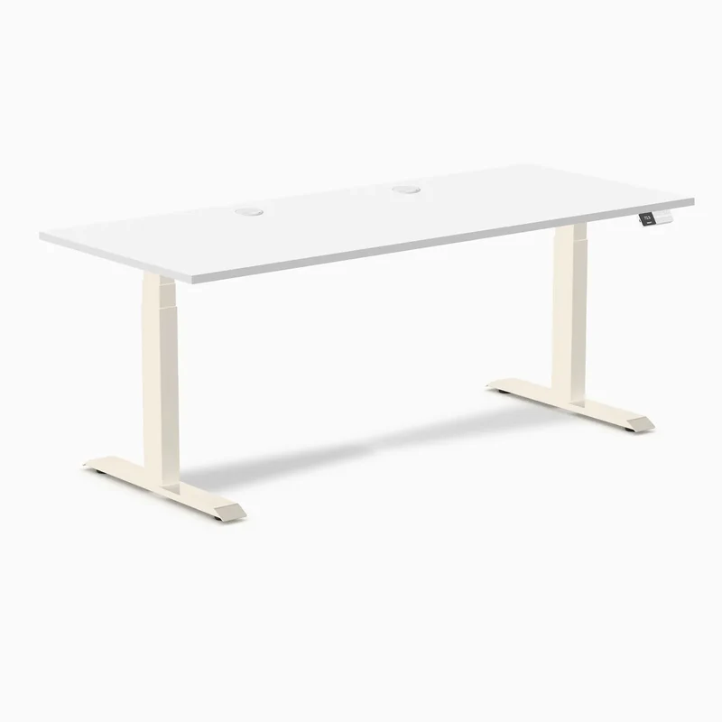 Desky Dual Laminate Sit Stand Desk