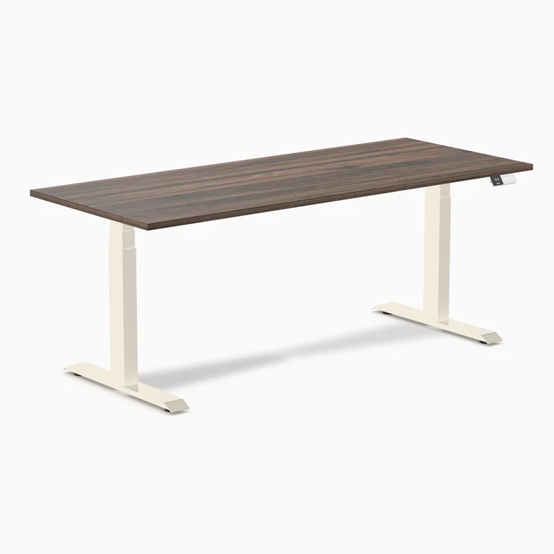 Desky Dual Laminate Sit Stand Desk