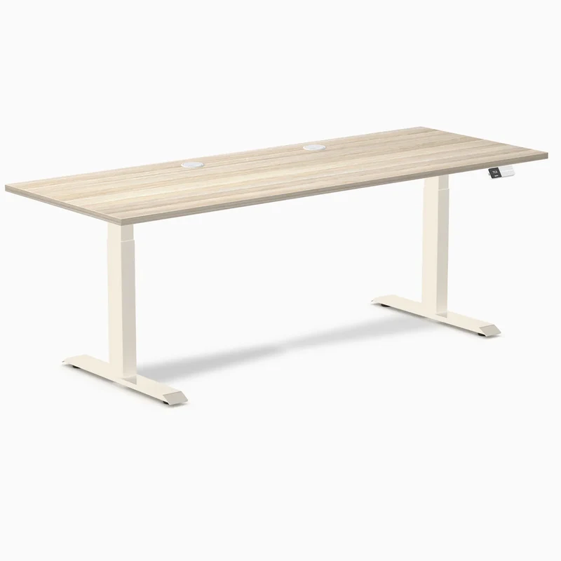 Desky Dual Laminate Sit Stand Desk