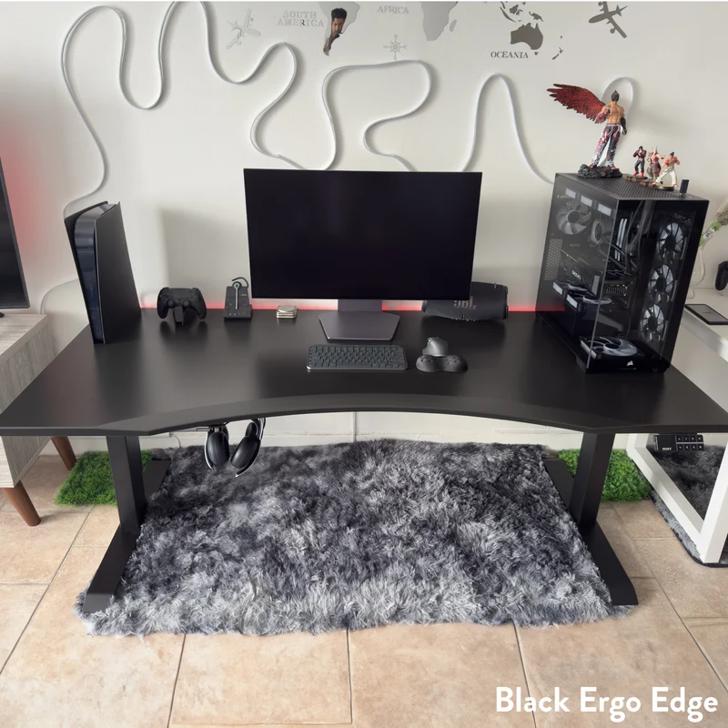 Desky Dual Ergo Edge Sit Stand Desk