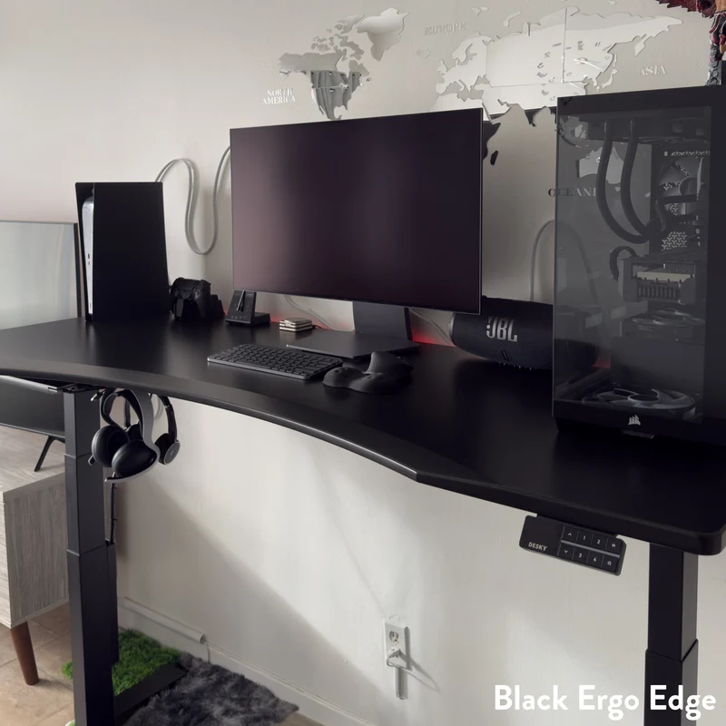 Desky Alpha Dual Sit Stand Gaming Desk