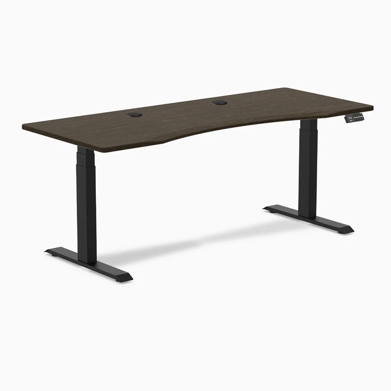 Desky Dual Ergo Edge Sit Stand Desk