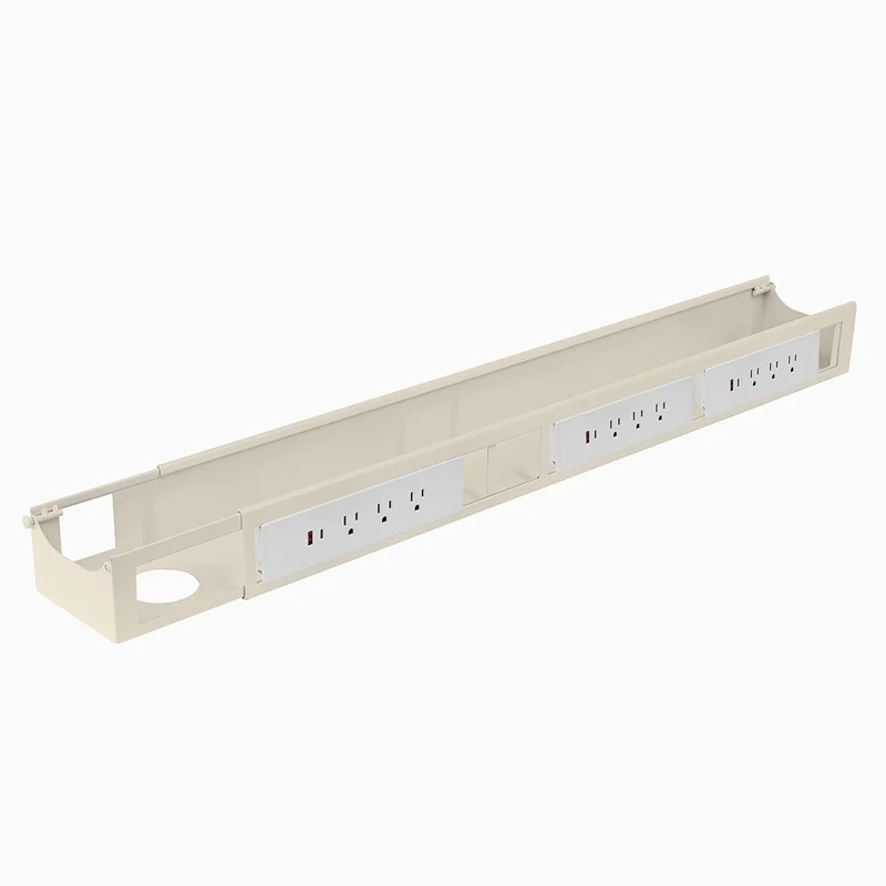 Desky Integrated Cable & Power Channel