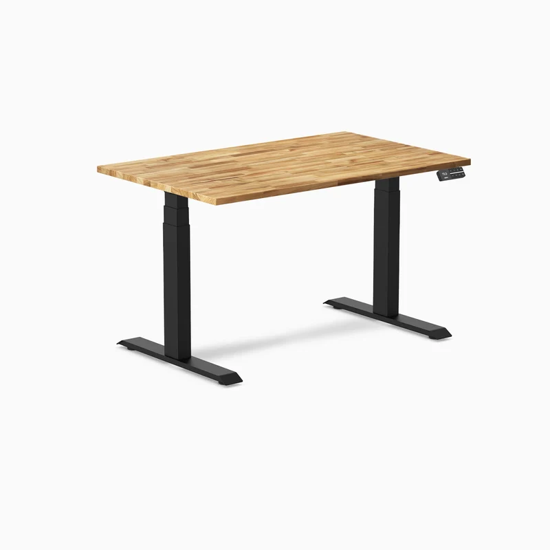 Desky Dual Hardwood Sit Stand Desk