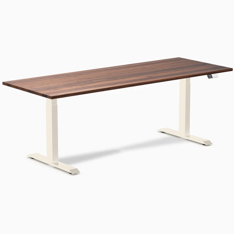 Desky Dual Hardwood Sit Stand Desk