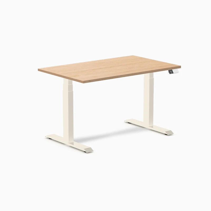 Desky Dual Hardwood Sit Stand Desk