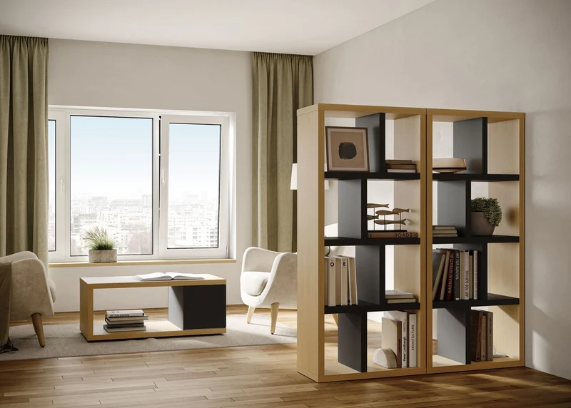 Temahome Bibliothèque - Berlin (4 étagères) 70 cm