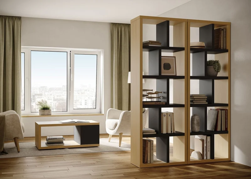 Temahome Bibliothèque - Berlin (5 étagères) 70 cm