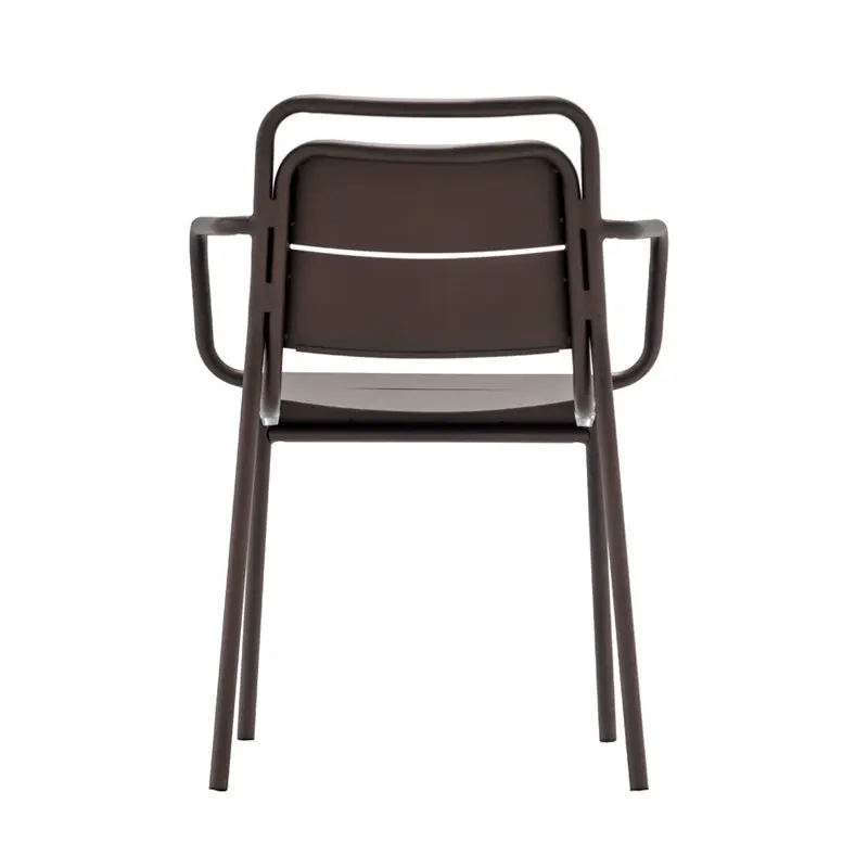 Fauteuil en acier empilable Alma "Classic Collection"