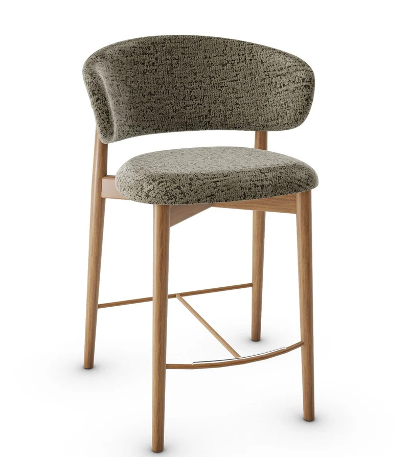 Tabouret Calligaris - Oleandro (Pieds en bois) CS2035