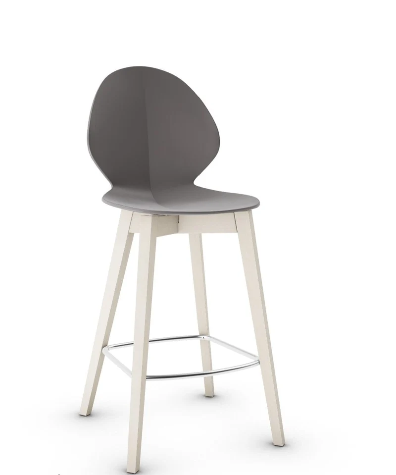 Tabouret Calligaris - Basil (Pieds en bois) CS1495