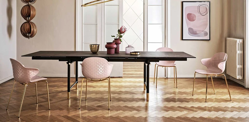 Chaise Calligaris - Saint Topez (Pieds en métal) CS1845