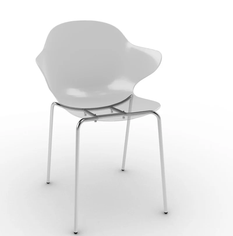 Chaise Calligaris - Saint Topez (Pieds en métal) CS1845