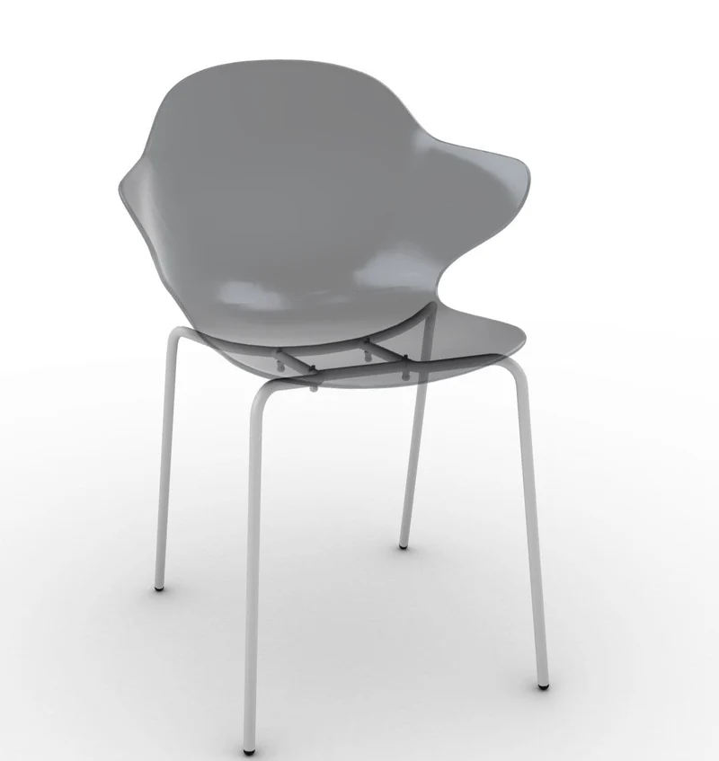 Chaise Calligaris - Saint Topez (Pieds en métal) CS1845
