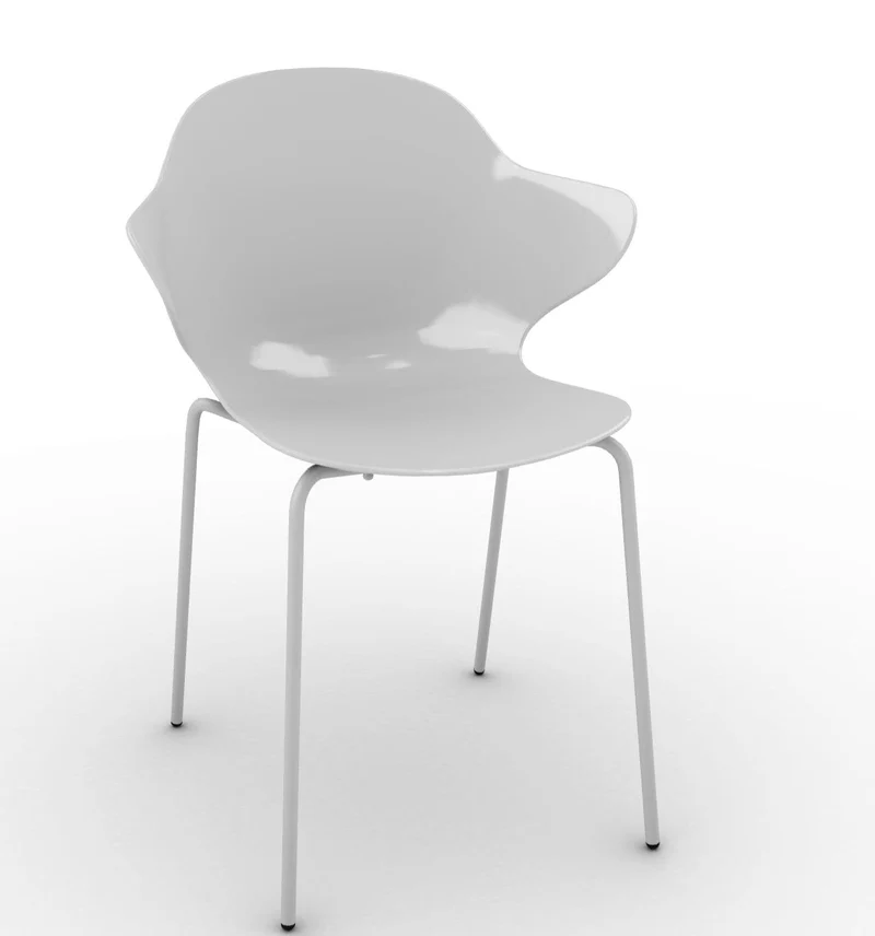 Chaise Calligaris - Saint Topez (Pieds en métal) CS1845