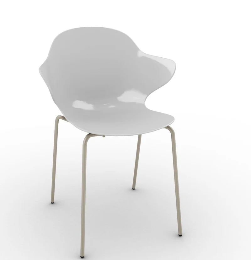 Chaise Calligaris - Saint Topez (Pieds en métal) CS1845
