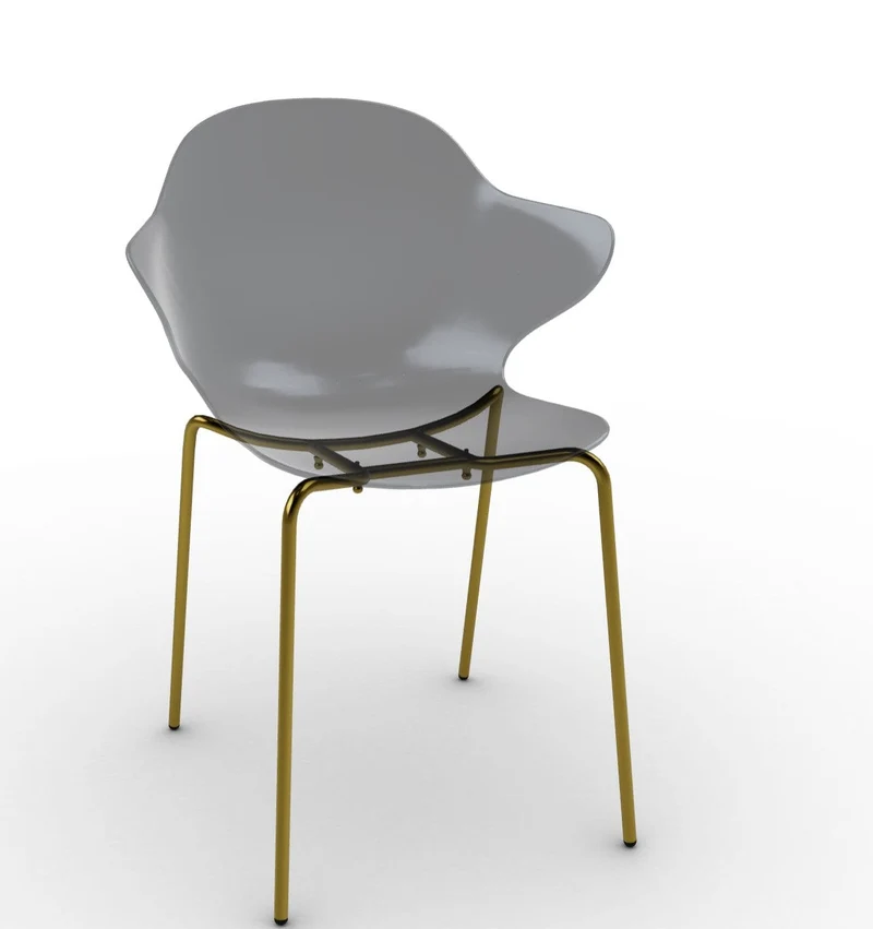 Chaise Calligaris - Saint Topez (Pieds en métal) CS1845