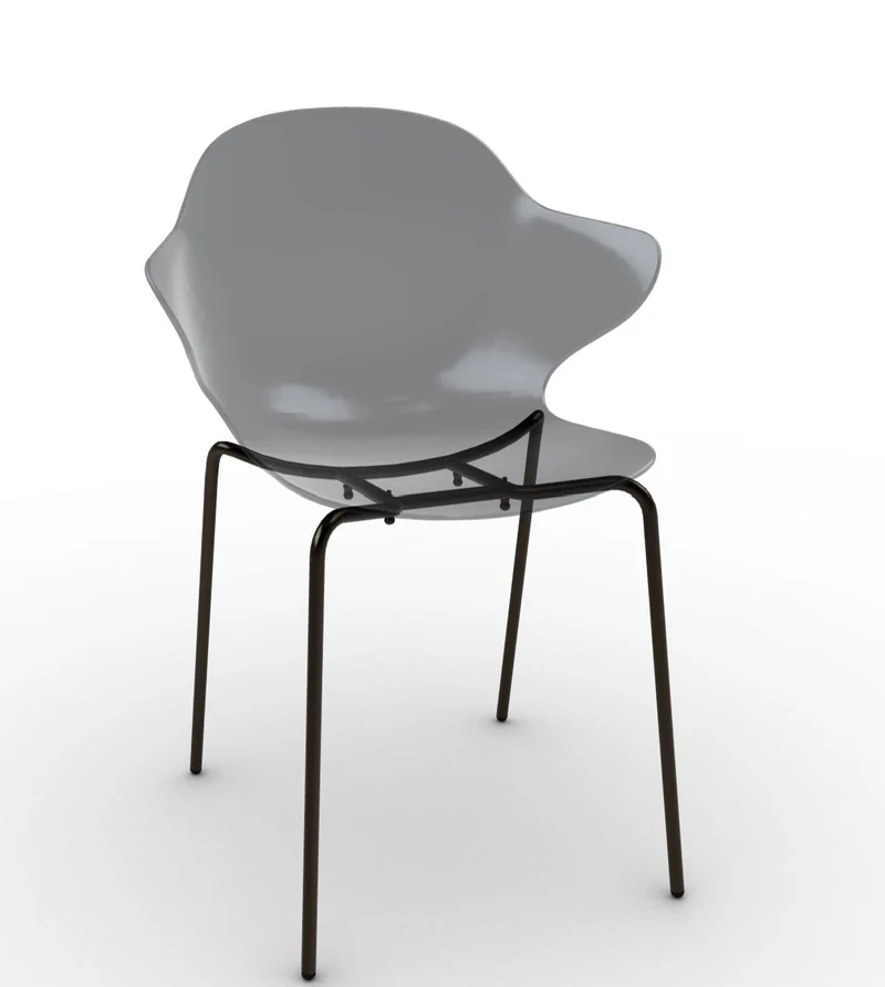 Chaise Calligaris - Saint Topez (Pieds en métal) CS1845