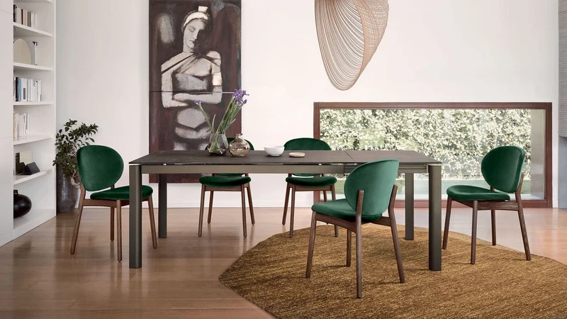 Chaise Calligaris - INÈS (Pieds en bois) CS2079