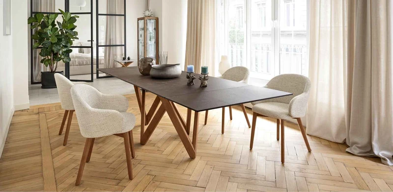Chaise Calligaris - Holly Fab (Pieds en bois) CS2206
